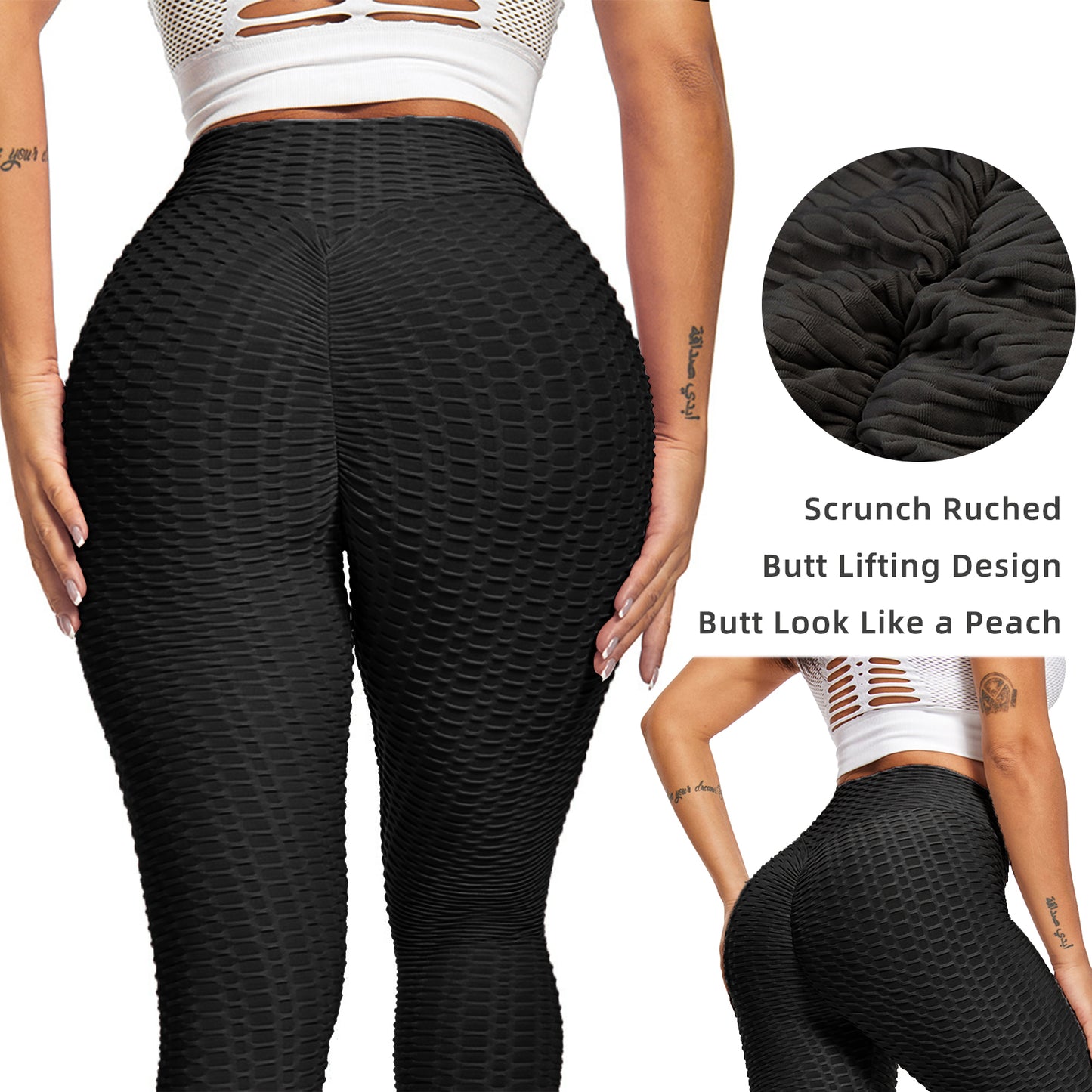 Bubble Butt Textured Leggings